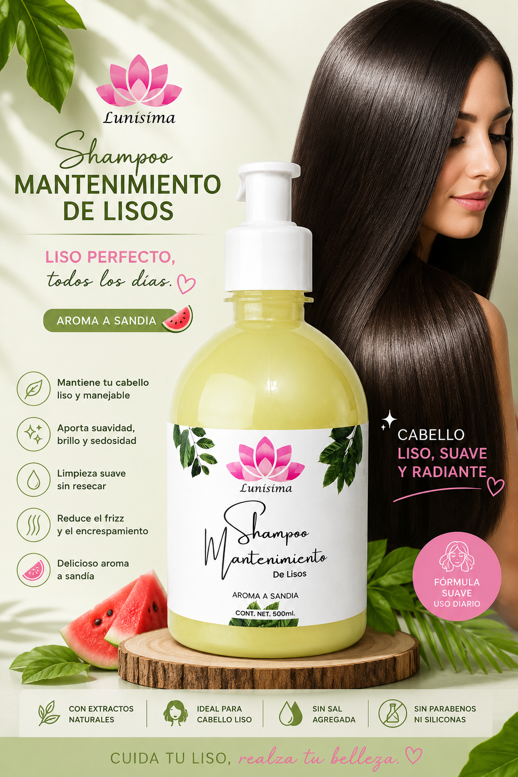 Shampoo mantenimiento de lisos