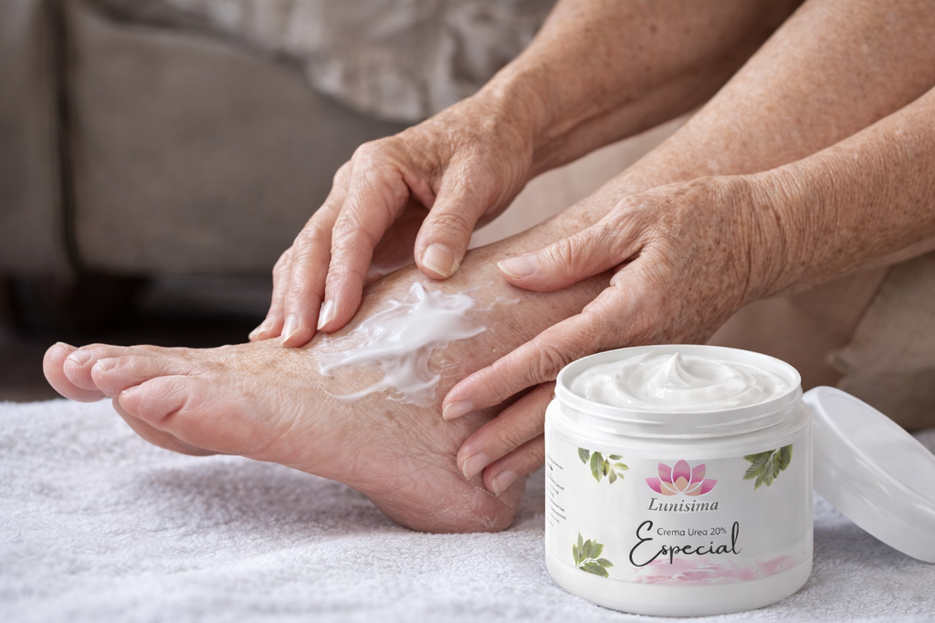 Crema Corporal Urea 20% Especial con Colágeno Marino y Vitamina C Hidratación Intensiva para Piel Suave y Flexible