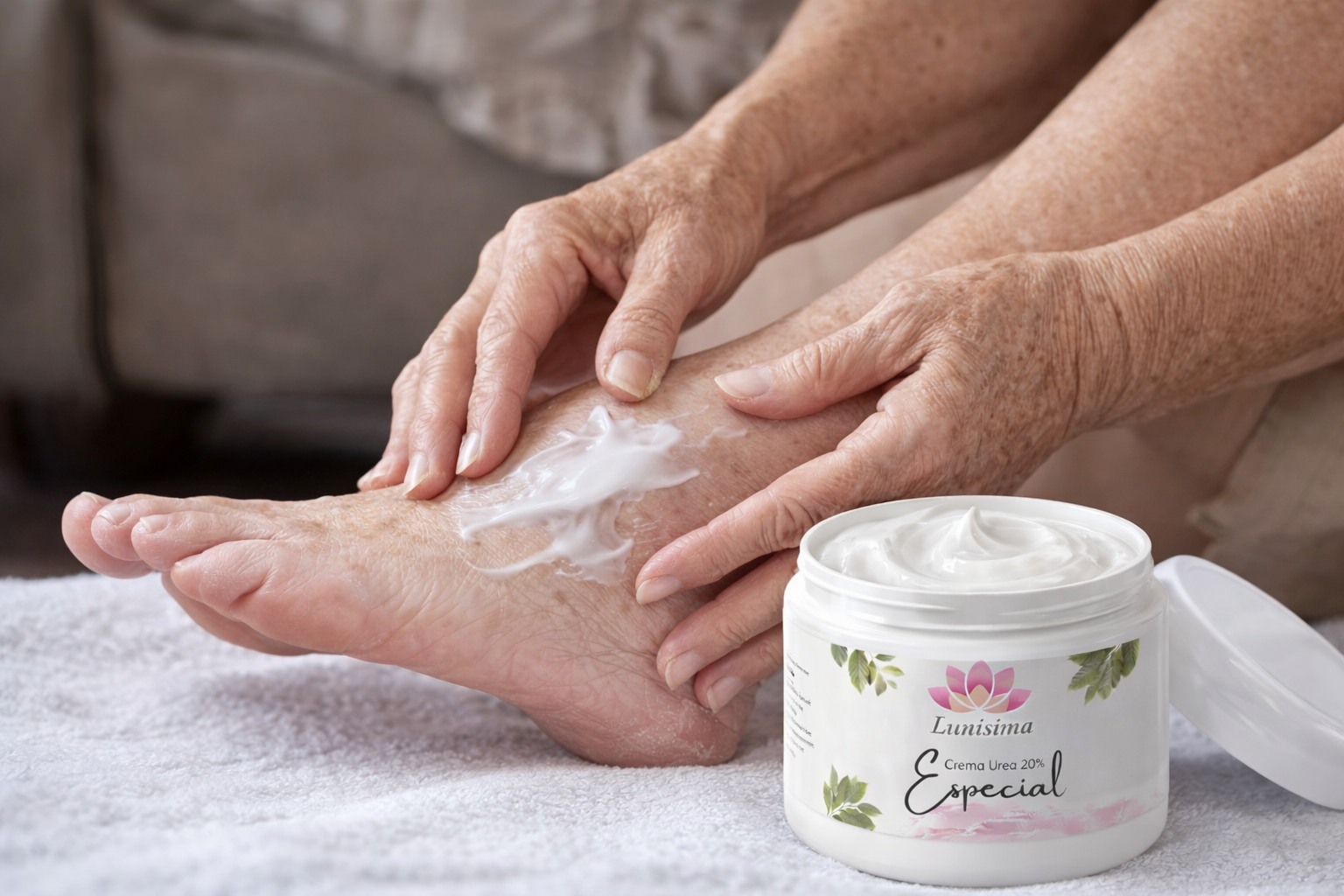 Crema Corporal Urea 20% Especial con Colágeno Marino y Vitamina C Hidratación Intensiva para Piel Suave y Flexible