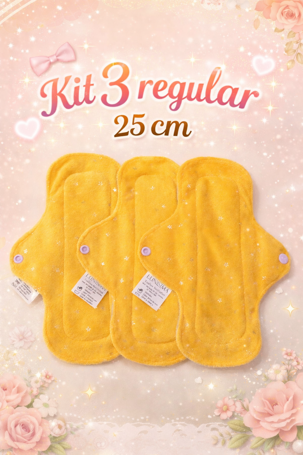 Kit 3 toallas Lunisima 25 cm