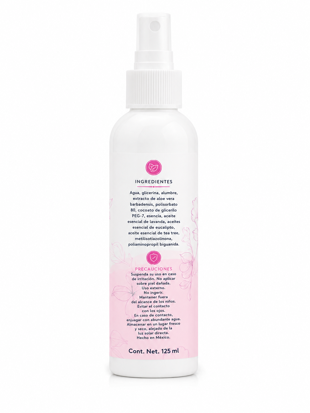 Desodorante Spray protección y frescura libre de aluminio y parabenos de Lunisima
