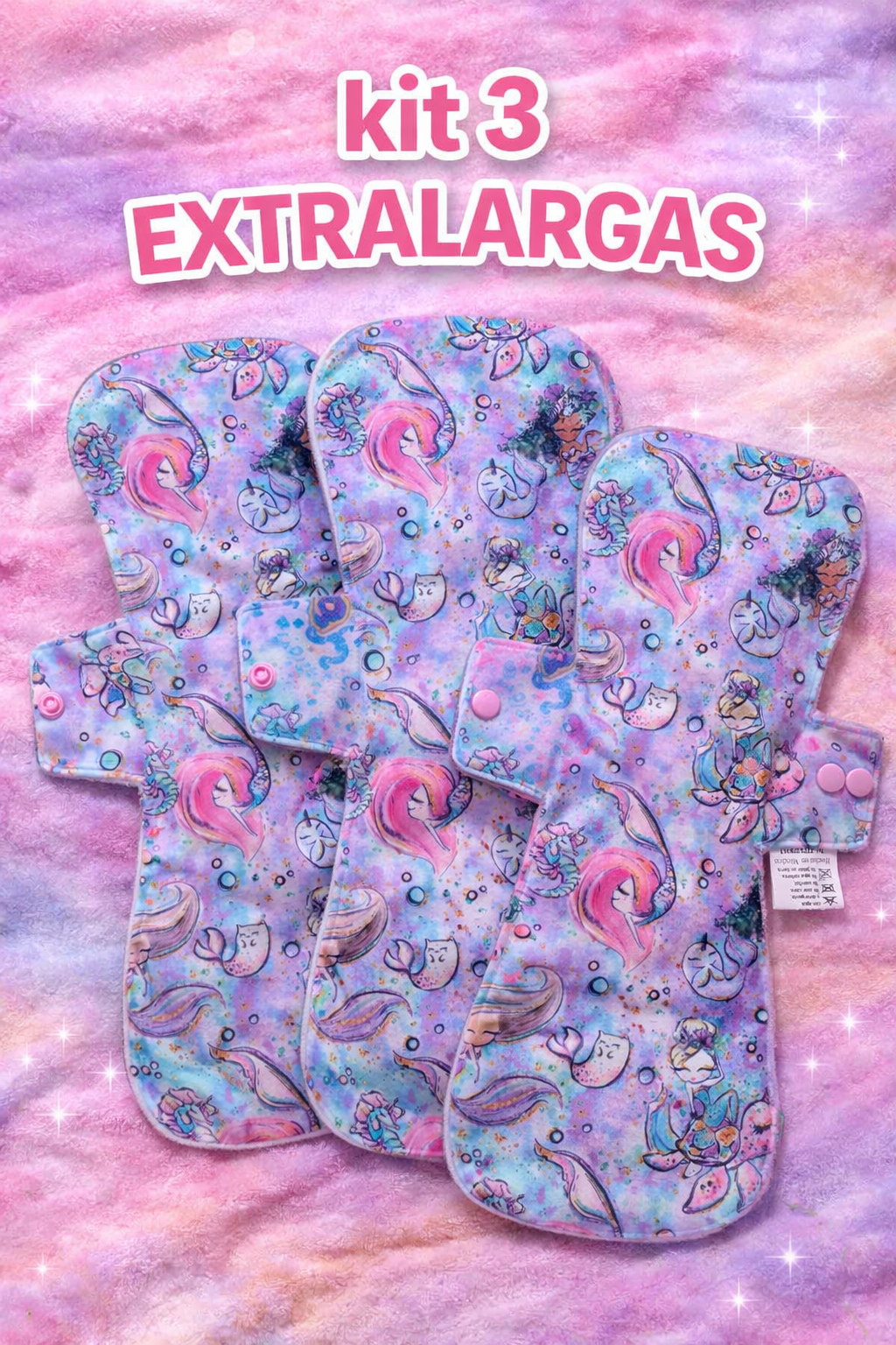 kit 3 toallas extralargas Lunisima de 34 cm