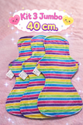 Kit 3 toallas Lunisima Jumbo 40 cm