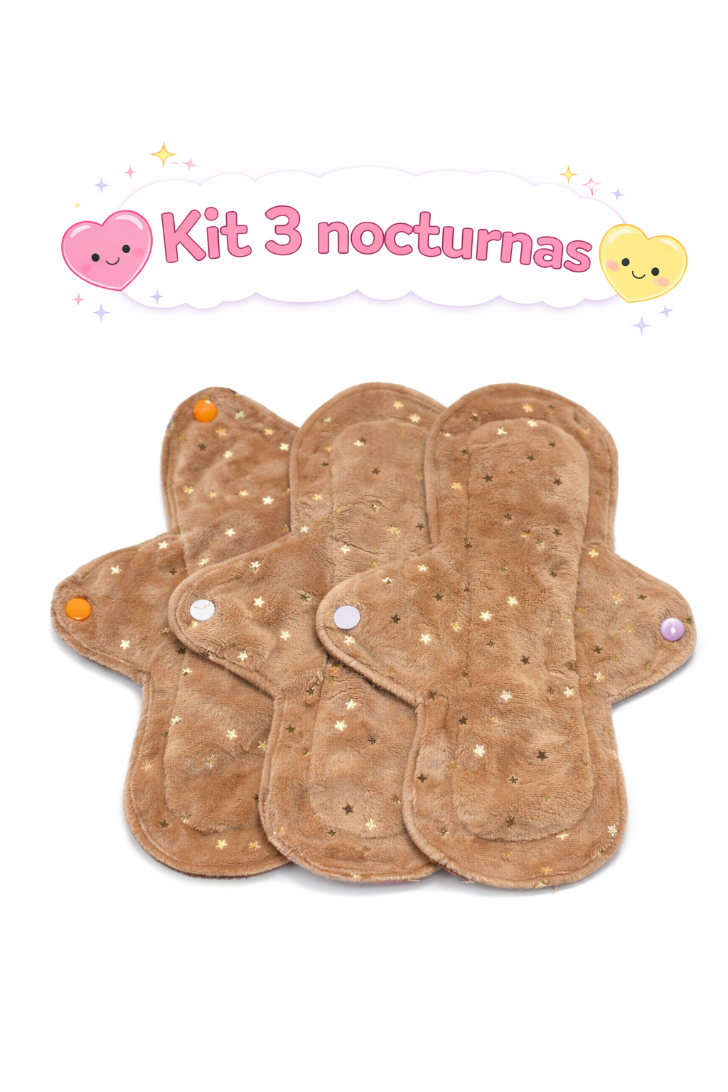 kit 3 toallas Lunisima nocturna 30 cm