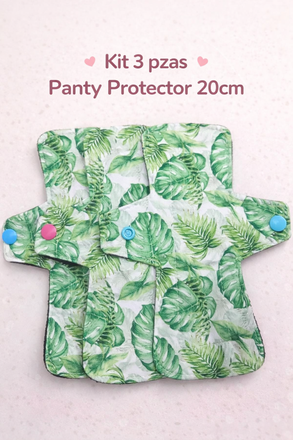 Kit 3 panty protector Lunisima 20 cm cuadrado