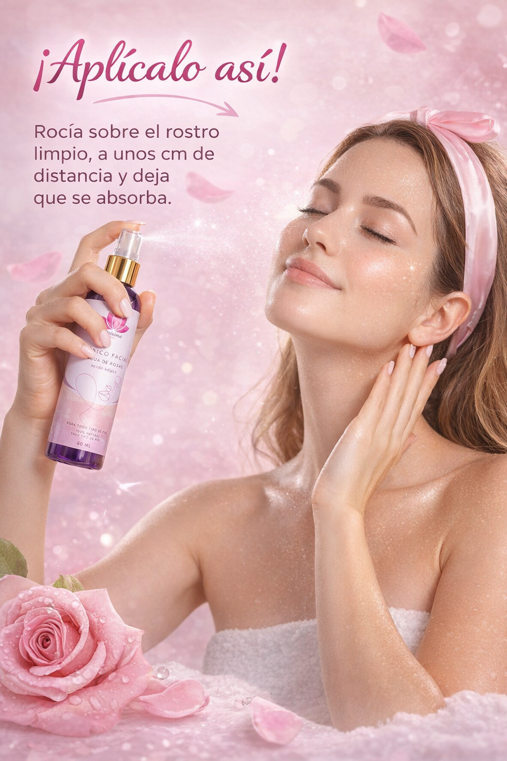 Tónico Facial Lunísima con ácido Kojico