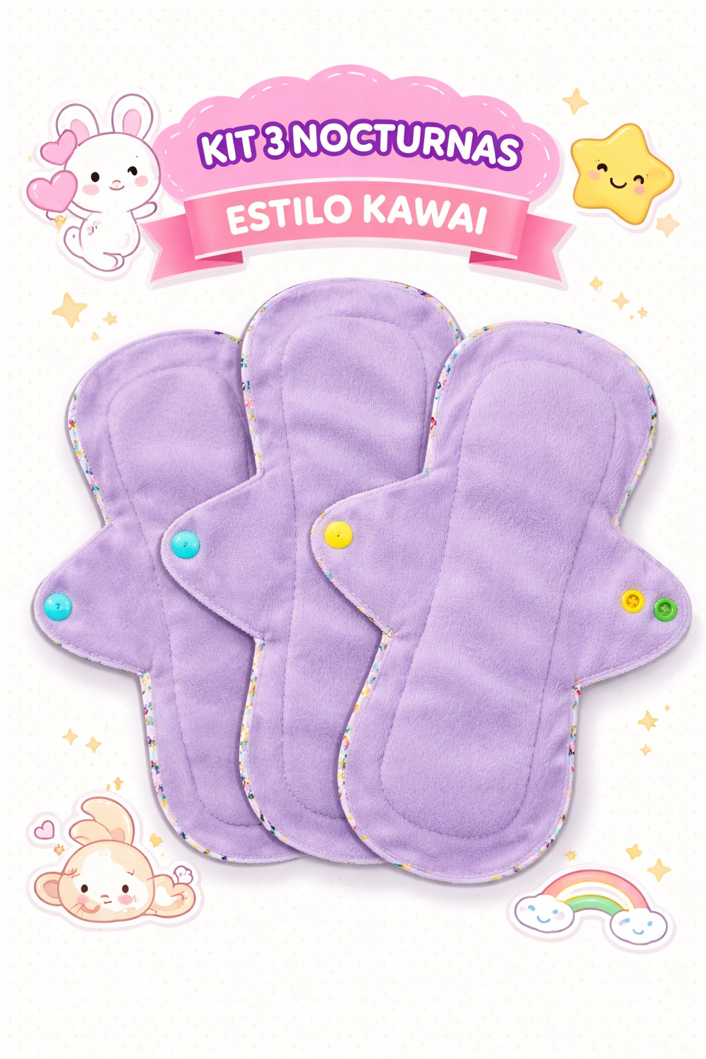 kit 2 toallas Lunsima nocturna de 30 cm