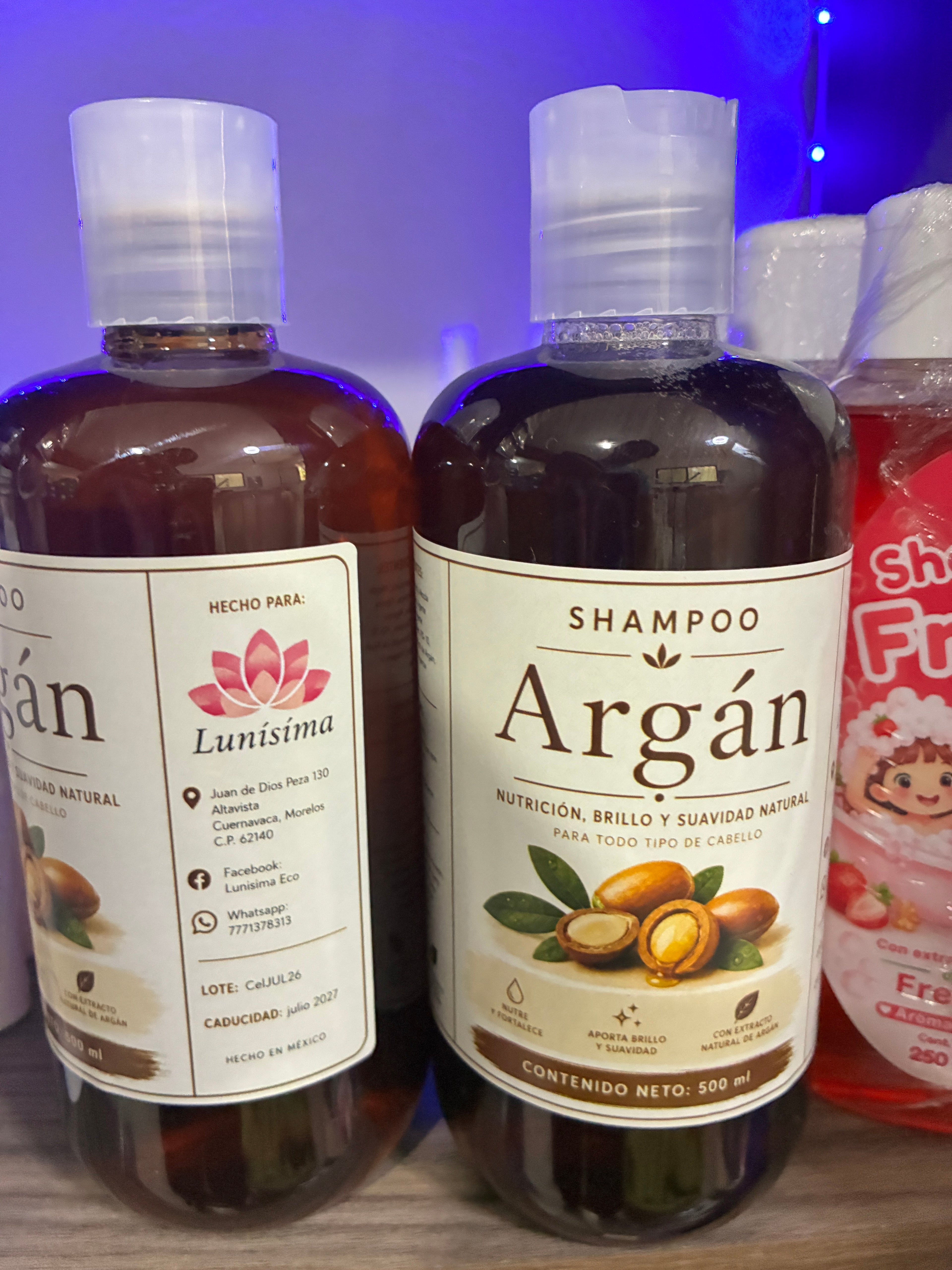 Shampoo de Aceite de Argan 500 ml