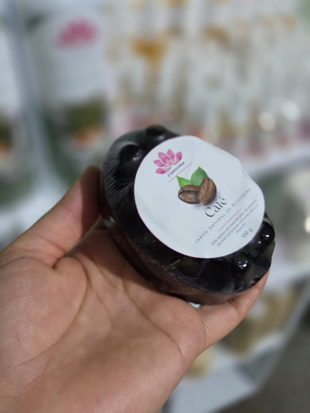 Jabon artesanal de Glicerina Lunisima 100 gr