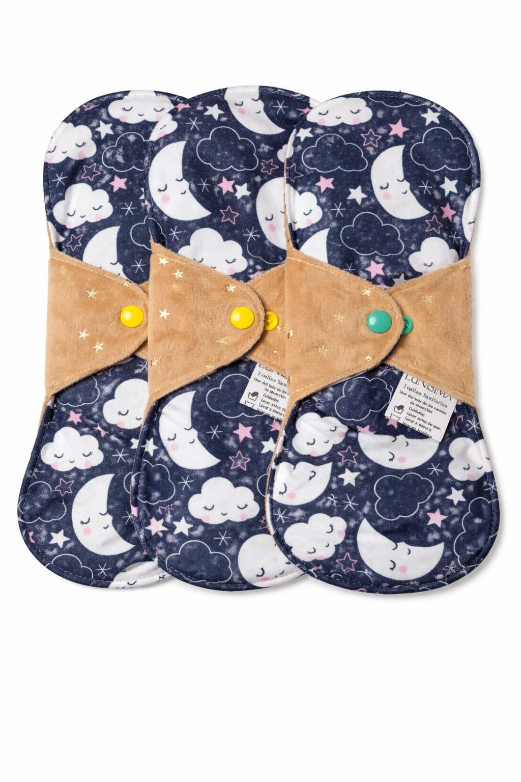 kit 3 toallas Lunisima nocturna 30 cm