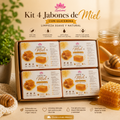 Kit de 4 jabones de glicerina