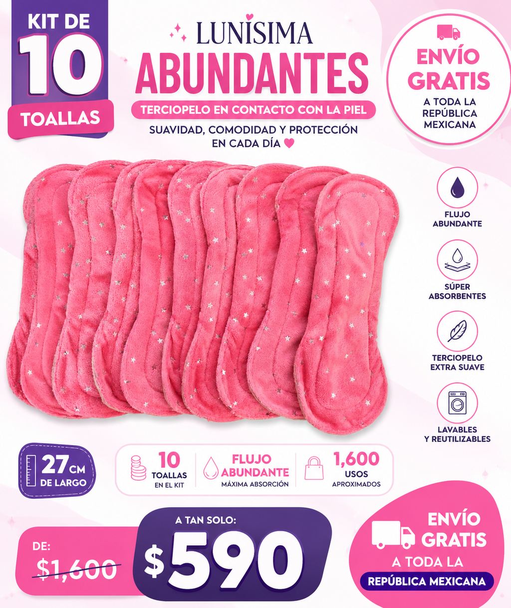 Kit 10 abundante 27 cm