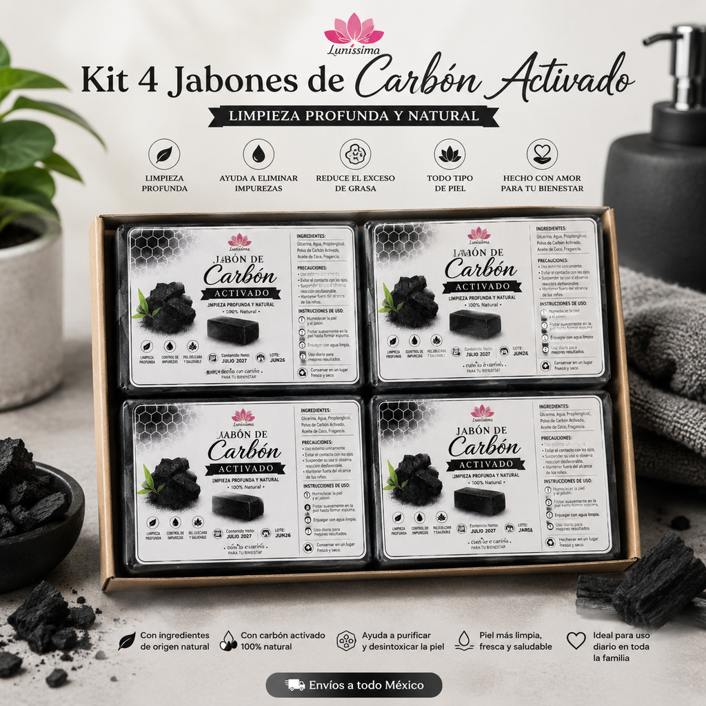 Kit de 4 jabones de glicerina