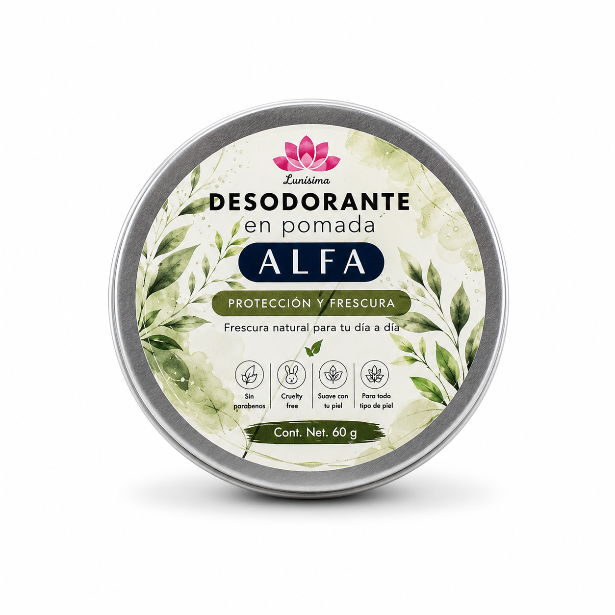 Desodorante  en lata ecológico
