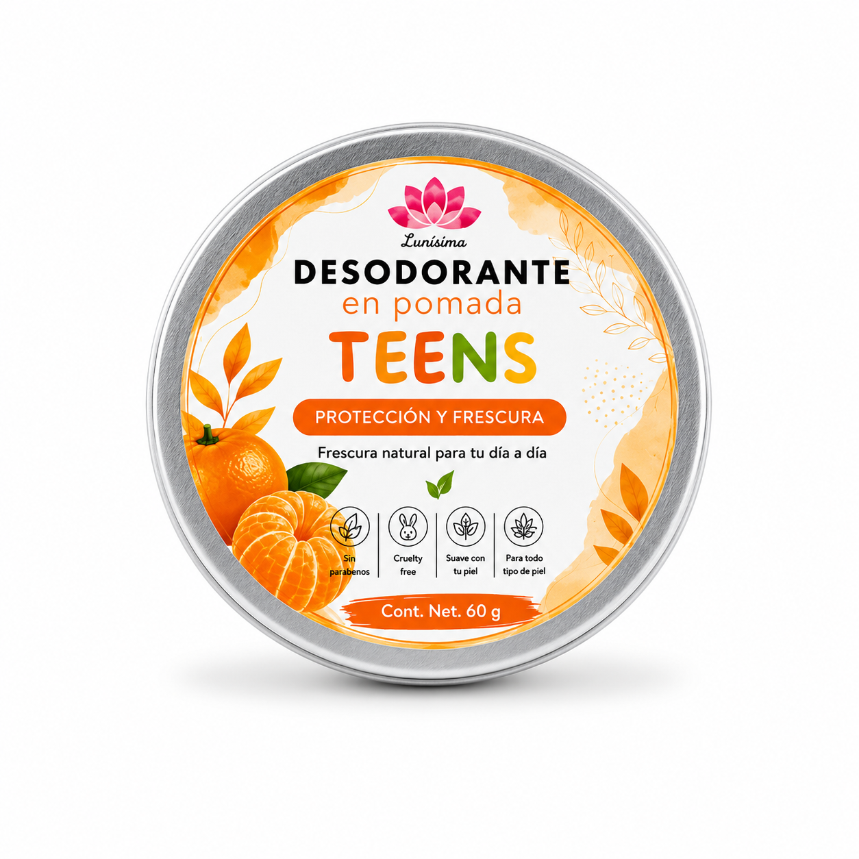 Desodorante  en lata ecológico